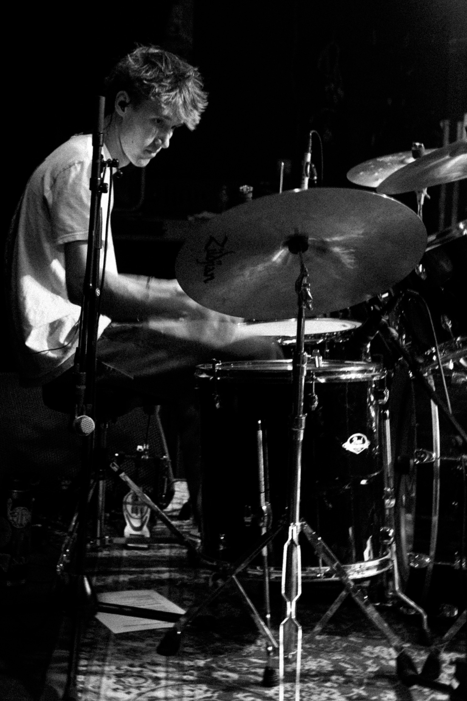 Guitarist and vocalist performing with Squash at the Fox Theatre Boulder