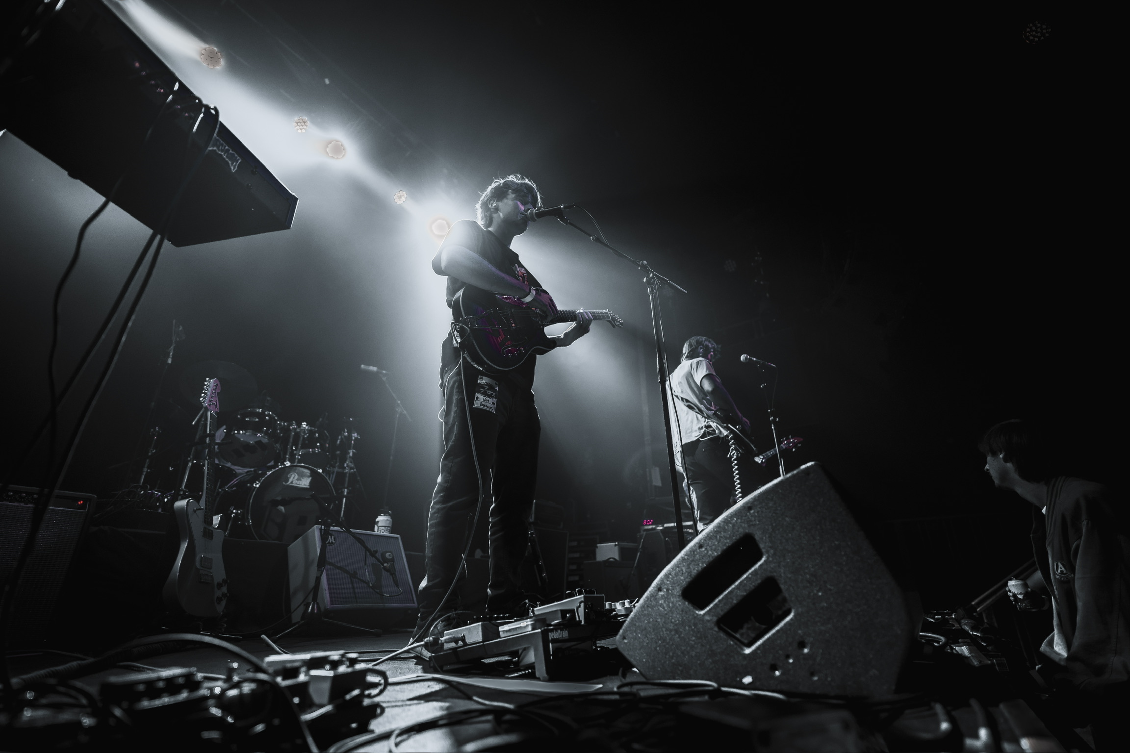 Crowd enjoying Squash performance at the Fox Theatre Boulder — indie rock concert