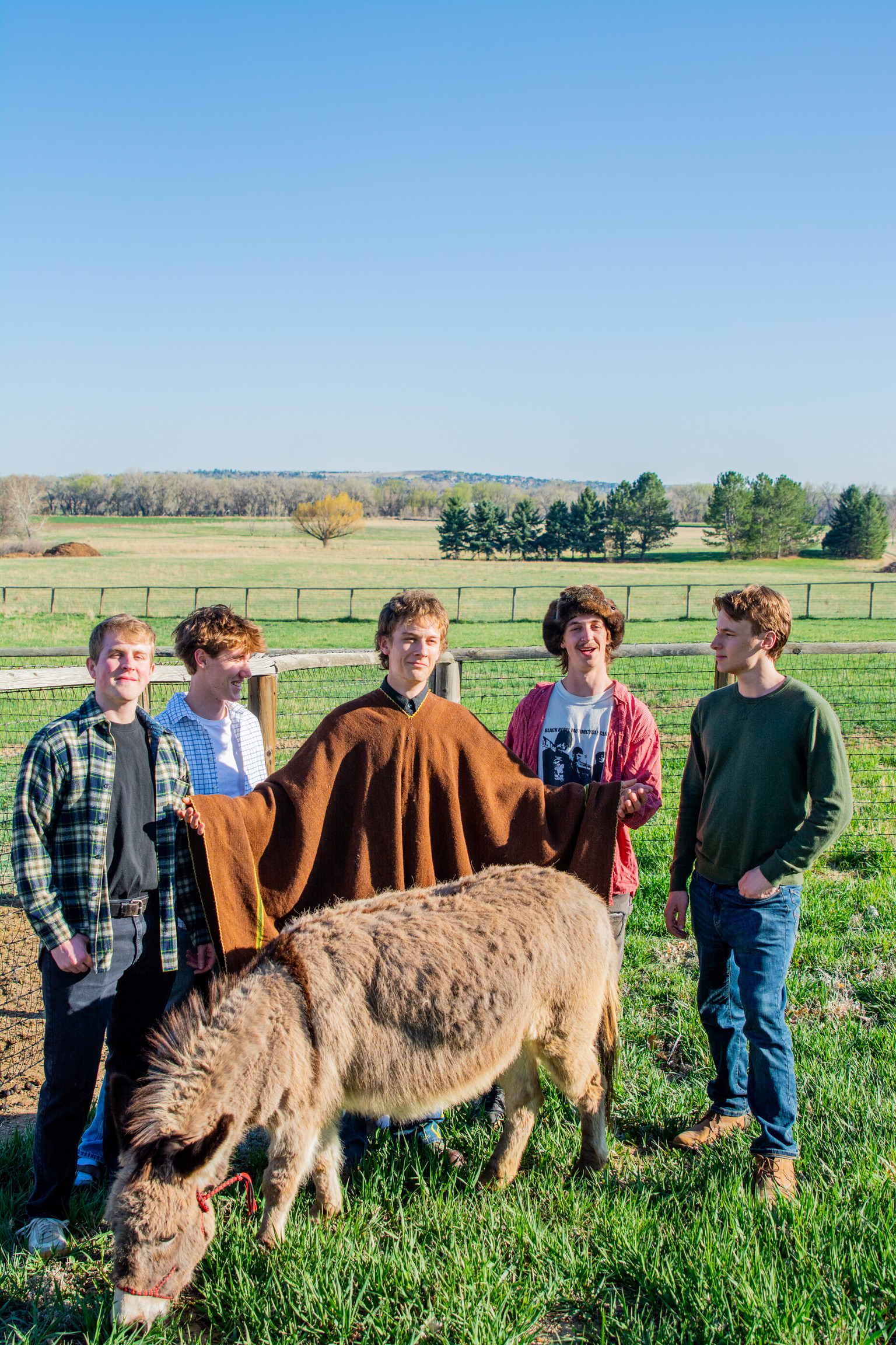 Squash band press photo, Boulder Colorado indie rock group